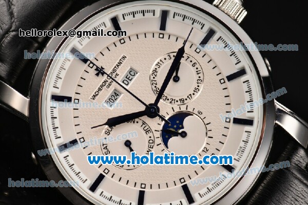 Vacheron Constantin Malte Asia Automatic Steel Case with White Dial and Blue Stick Markers - Click Image to Close